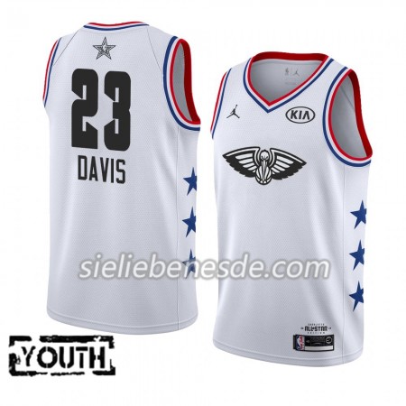 Kinder NBA New Orleans Pelicans Trikot Anthony Davis 23 2019 All-Star Jordan Brand Weiß Swingman